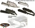 Honda VFR 750 FN/FP RC36 92-93 Silencieux dans le Style Original Marving - Noir et Aluminium