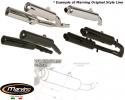 Honda VFR 750 FR/FS/FT/FV  RC36 94-97 Marving Original Style Silencer - Chrome