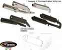 Suzuki RF 900 RT/RV 95-97 Silencieux dans le Style Original Marving - Chrome et Aluminium