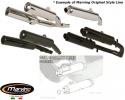 Suzuki GSXR 1100 WS/WT 95-96 Marving Original Style Silencers - Chrome & Aluminium