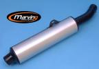 Yamaha FZR 600 (3HE) 91 Silencieux dans le Style Original Marving - Noir et Aluminium