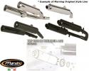 Yamaha YZF 1000 R Thunderace 96-01 Marving Original Style Silencer - Chrome & Aluminium