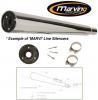 Honda CB 400 F2 (400/4) 77-79 Marving MARVI Conical Silencer - Chrome - E-Marked