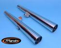 Honda CX 500 CB Custom  81-84 Marving MARVI Conical Silencers - Chrome