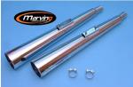 Kawasaki Z 650 C2 (KZ650) 77 Marving MARVI Conical Silencers - Chrome