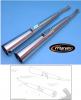 Kawasaki Z 650 F2 80-81 Marving MARVI Conical Silencers - Chrome