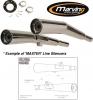 Honda CX 500 B 80-81 Marving MASTER Silencers - Chrome