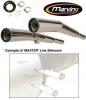 Kawasaki LTD 450 (EN 450 A1-A4) 85-88 Marving MASTER Silencers - Chrome