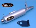 Honda XRV 650 J/K Africa Twin 88-89 Silencieux Amacal Marving - Chrome et Aluminium
