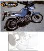 Yamaha XTZ 660 Tenere 91 Silencieux Amacal Marving - Chrome et Aluminium