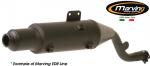 Marving BMW R80 GS Paris Dakar Silencer - EDR Line - Matt Black 