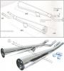 Suzuki GS 850 GN 79 Marving MARVI Conical Silencers - Chrome