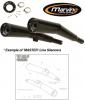 Honda VF 400 FD 83-85 Silencieux Master Marving - Chrome Noir