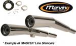 Honda CBX 1000 B/C Pro-Link 81-82 Silencieux Master Marving - Chrome