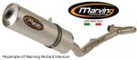 Honda XL 650 VY/V1/V2 Transalp 00-02 Marving MOTARD Oval Silencer - Titanium - E-Marked