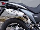 Honda XL 700 V8/V9 Transalp 08-09 Silencieux Ligne Entaillé Marving - Aluminium