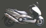 Yamaha XP 500 N/P/R T-Max 01-03 Marving SUPERLINE Oval Complete System - Titanium - E-Marked