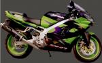 Kawasaki ZX7-R (ZX 750 P1/P2/P3) 96-98 Marving SUPERLINE Oval Silencer - Carbon Fibre - E-Marked