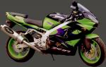 Kawasaki ZX7-R (ZX 750 P1/P2/P3) 96-98 Marving SUPERLINE Oval Silencer - Titanium - E-Marked