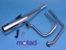 Honda NTV 650 P Revere 93-94 Système d'Echappement Complet Motad 