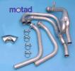 Honda VFR 750 FR/FS/FT/FV  RC36 94-97 Motad Downpipes and Collector Stainless