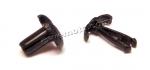 Fairing Clips 6 mm x 10 mm Black Plastic with taper wells