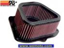 Suzuki GSX 1300 RK2 Hayabusa 02 Air Filter K&N - Performance and Washable