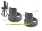 Fork Protectors Pair in Carbon effect Universal