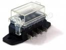 Fuse box for 4 x Blade fuses