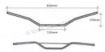 Yamaha XT 500 G/H/I/J/K/L 80-85 Handlebars as STD Chrome