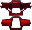 Honda C 90 P/T Cub 95-03 Housses de Guidon - Paire - Rouge
