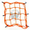 Cargo Net Motorcycle Orange 300x300mm 6 Hooks