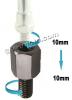 Adaptor Black 10mm Right Hand Internal Thread to 10mm Left Hand External Thread