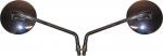 Mirror 10mm Chrome Round Right Hand Yamaha Thread - Pair