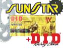 Kawasaki GPX 750 R (ZX 750 F1-F3) 87-89 DID Chain and Sunstar Sprocket Kit