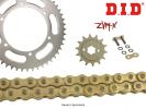 Ducati M750 Monster  98 DID ZVM-X Super Heavy Duty X-Ring Gold Chain and Pattern Sprocket Kit
