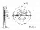 MZ - MuZ RT125 (All Models)  00-07 Sprocket Rear - Steel