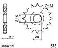 Yamaha XTZ 750 Super Tenere 92-95 Pignon Moins 1 Dent
