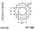 Yamaha YZ 125 X/Y (2T) 08-09 Pignon 