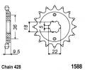 Yamaha XT 250 T (1EU) (Japanese Market) 83-84 Sprocket Front