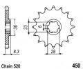 Suzuki RM 500 D/E 83-84 Sprocket Front
