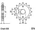 Yamaha XV 1000 TR1 (5A8) 81-86 Sprocket Front