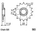 Yamaha TT-R 250 (US Market) 00-06 Sprocket Front Plus 2 Teeth