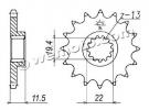 Suzuki DF 125 EX 99-01 Sprocket Front Less 1 Tooth