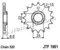 KTM SX 125 (Upside down forks) 04 Передня зірка — мінус 1 зуб