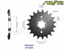 Yamaha XT 350 91-96 SunStar Sprocket Front