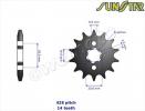 Kawasaki KMX 200 A2/A3 88-92 Pignon SunStar Moins 2 Dents