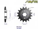 Honda VF 400 FD 83-85 Pignon SunStar Plus 1 Dent