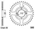 Yamaha RD 400 C/D 76-77 Sprocket Rear - Steel