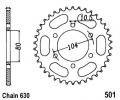 Kawasaki GPZ 1100 B2 83 Couronne Plus 3 Dents - Acier